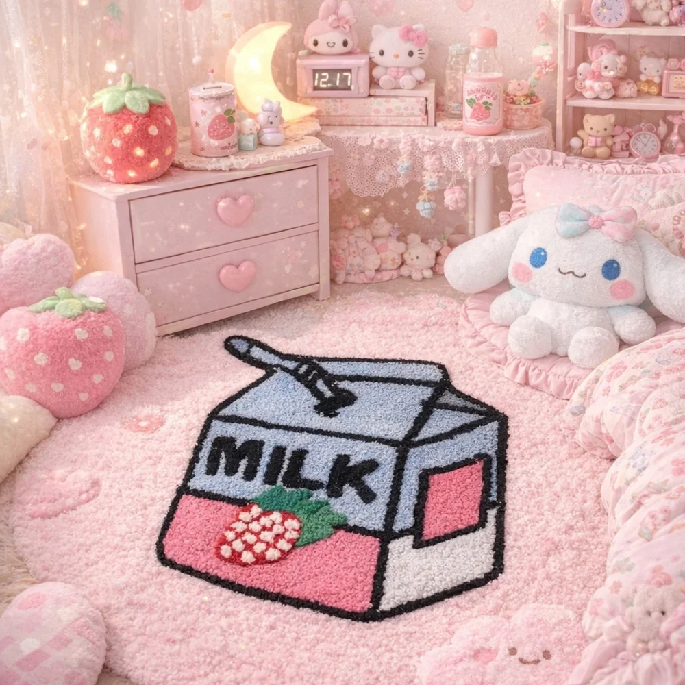 Strawberry Milk Area Rug 26